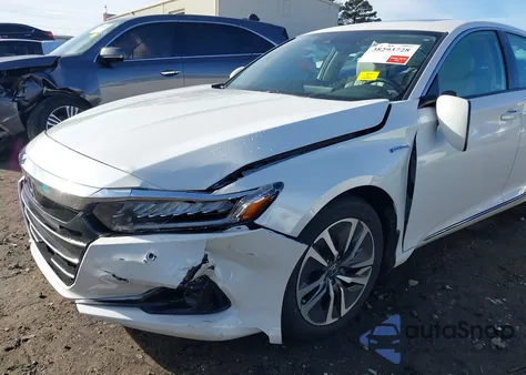 2021 Honda Accord Hybrid Exl from USA, damaged, VIN 1HGCV3F50MA017661
